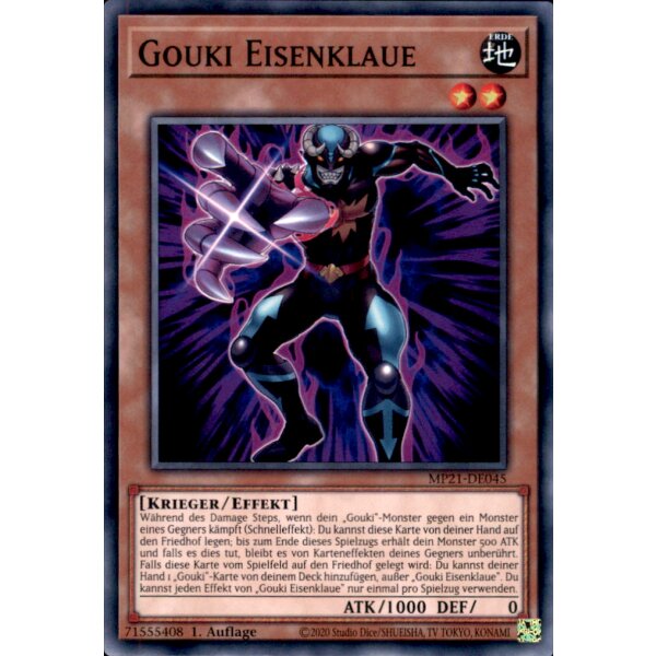 MP21-DE045 - Gouki Eisenklaue - 1. Auflage