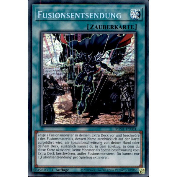 MP21-DE081 - Fusionsentsendung - 1. Auflage