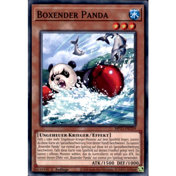 MP21-DE219 - Boxender Panda - 1. Auflage