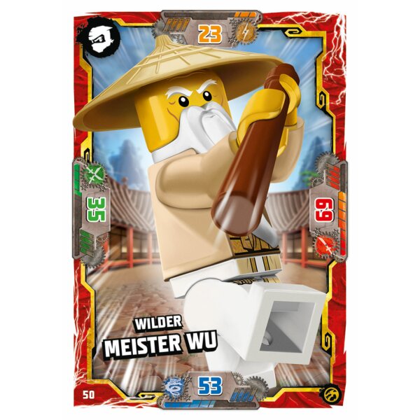 50 - Wilder Meister Wu - Helden Karte - Serie 7