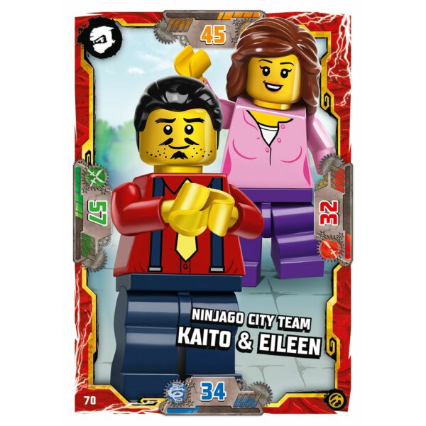 70 - Ninjago City Team Kaito & Eileen - Helden Karte - Serie 7