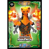 118 - Bedrohlicher Kobra-Mech - Schurken Karte - Serie 7