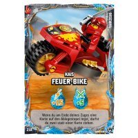 218 - Kais Feuer-Bike - Fahrzeugkarte  - Serie 7