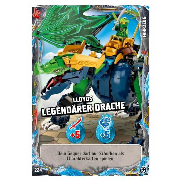 224 - Lloyds legendärer Drache  - Fahrzeugkarte  - Serie 7