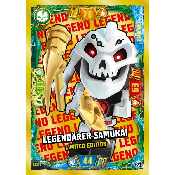 LE21 - Legendärer Samukai Limited Edition - Limitierte Karte - Serie 7