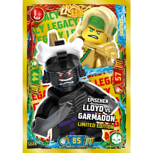 LE24 - Epischer Lloyd vs. Garmadon Limited Edition - Limitierte Karte - Serie 7