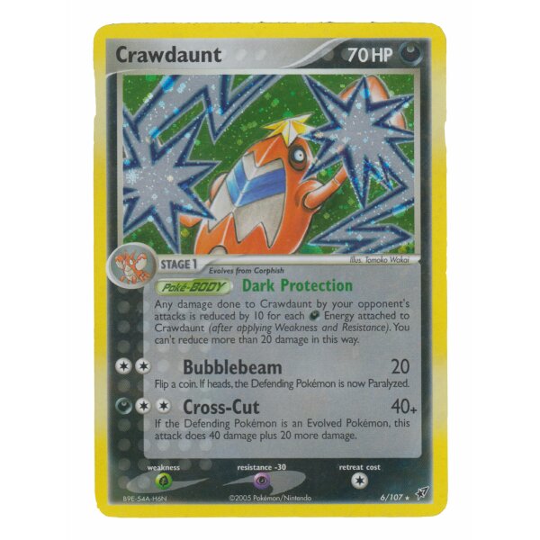 6/107 - Crawdaunt - Holo