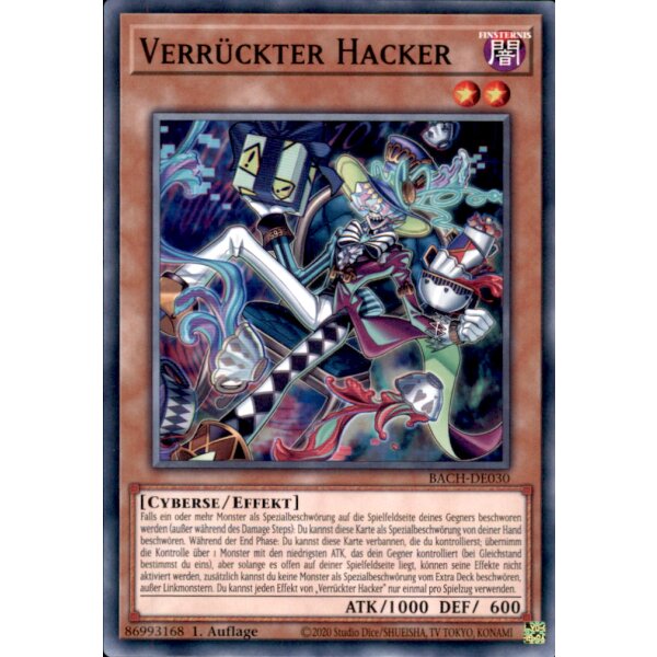 BACH-DE030 - Verrückter Hacker - 1. Auflage