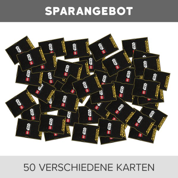 LEGO Star Wars - Serie 3 Trading Cards - 50 verschiedene, zufällige Karten