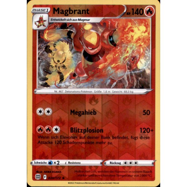 020/172 - Magbrant - Reverse Holo