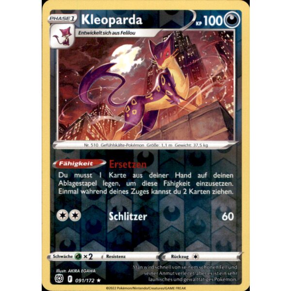 091/172 - Kleoparda - Reverse Holo