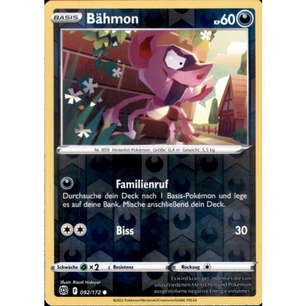 092/172 - Bähmon - Reverse Holo