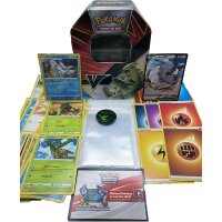 40 Pokemon Karten Starter Paket - Deutsche Karten + Leere...