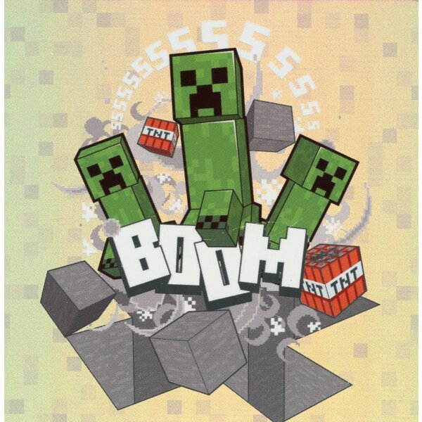 Karte LE05 - Minecraft - Treasure - Sammelsticker