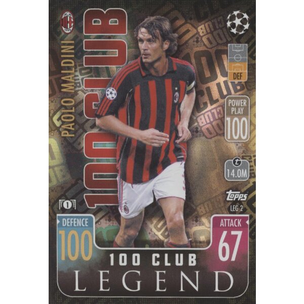 LEG02 - Paolo Maldini - 100 Club - 2021/2022