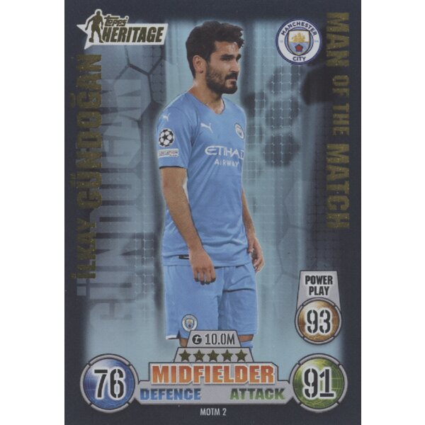 MOTM02 - ?lkay Gündogan - Man of the Match - 2021/2022