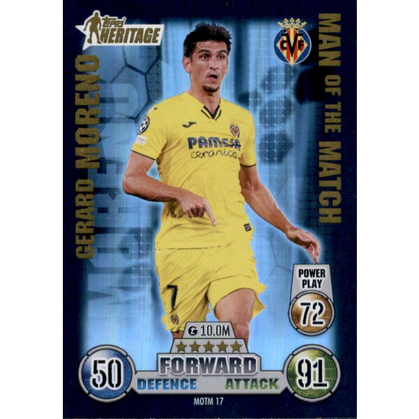 MOTM17 - Gerard Moreno - Man of the Match - 2021/2022