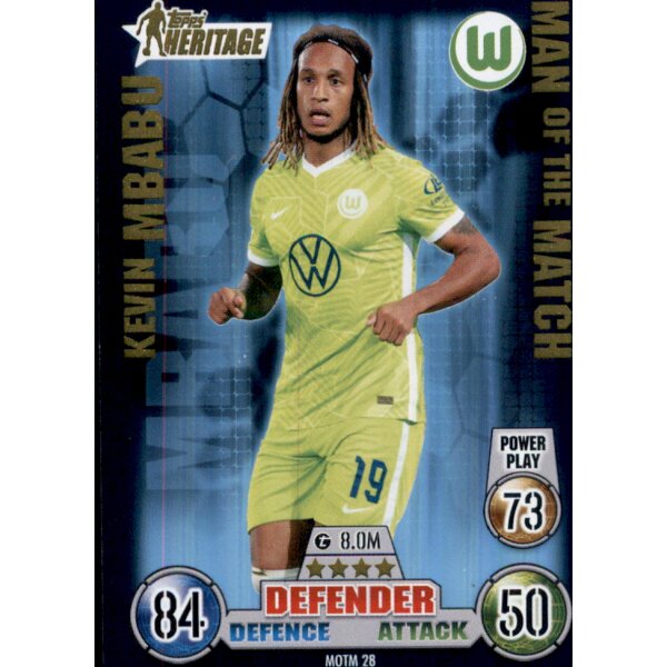 MOTM28 - Kevin Mbabu - Man of the Match - 2021/2022