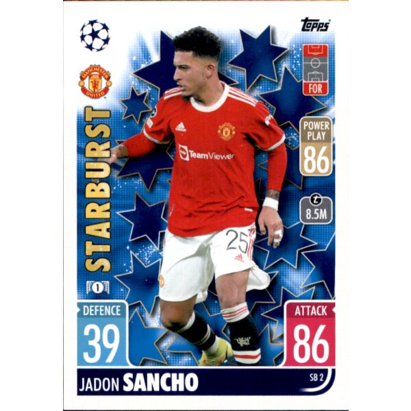 SB02 - Jadon Sancho - Starburst - 2021/2022