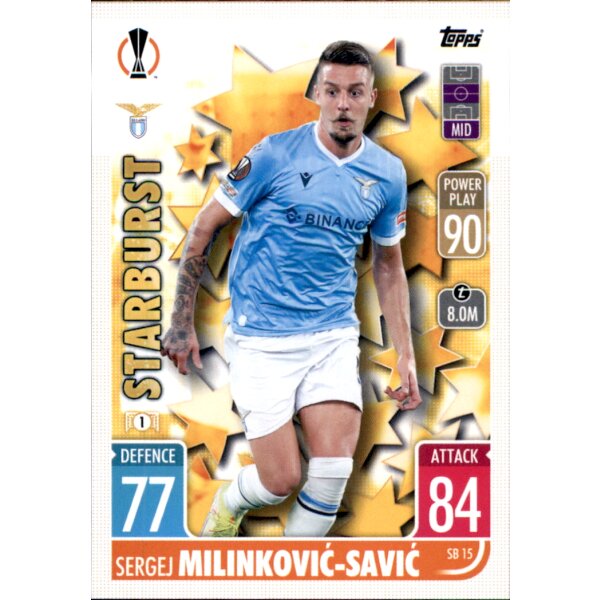 SB15 - Segej Milinkovic-Savic - Starburst - 2021/2022