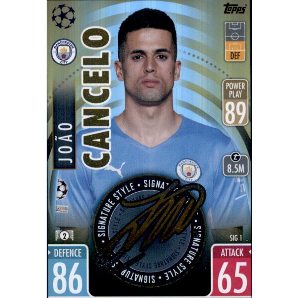 SIG01 - Joao Cancelo - Signature Style - 2021/2022