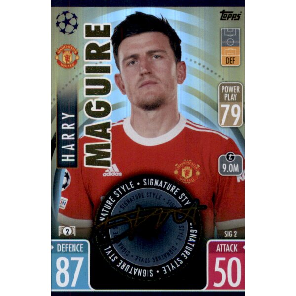 SIG02 - Harry Maguire - Signature Style - 2021/2022