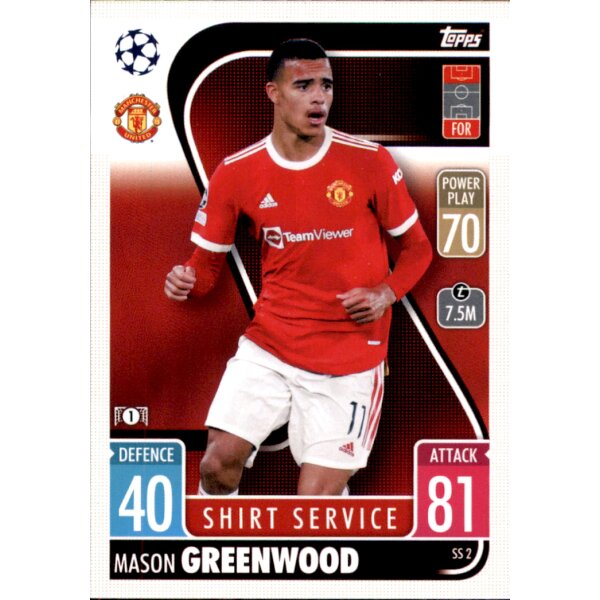 SS02 - Mason Greenwood - Shirt Service - 2021/2022