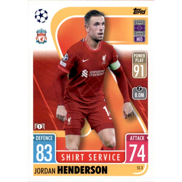 SS03 - Jordan Henderson - Shirt Service - 2021/2022