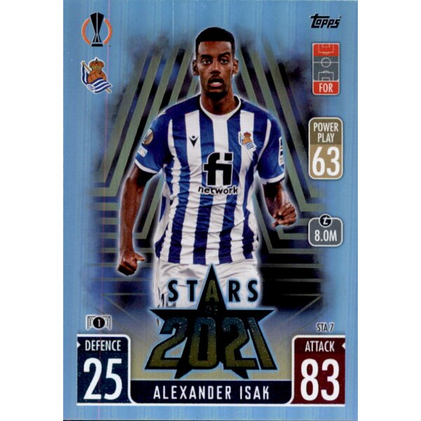 STA07 - Aleksander Isak - Stars of 2021 - 2021/2022