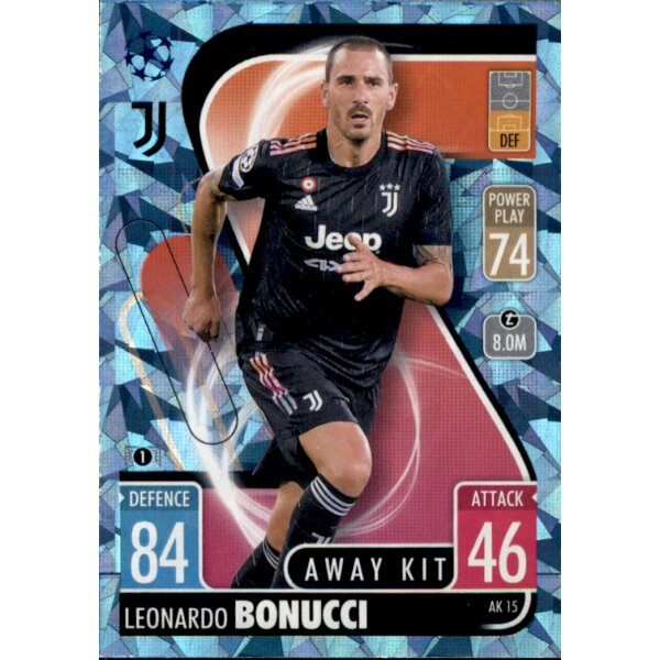 CAK15 - Leonardo Bonucci - Away Kit - CRYSTAL - 2021/2022