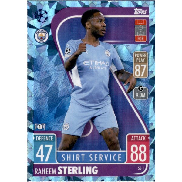 CSS01 - Raheem Sterling - Shirt Service - CRYSTAL - 2021/2022