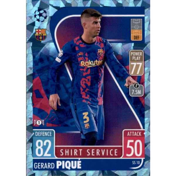 CSS10 - Gerard Pique - Shirt Service - CRYSTAL - 2021/2022