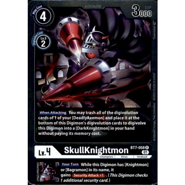 BT7-058 - SkullKnightmon - Rare