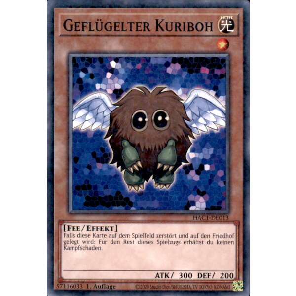 HAC1-DE013 - Geflügelter Kuriboh - Duel Terminal Common