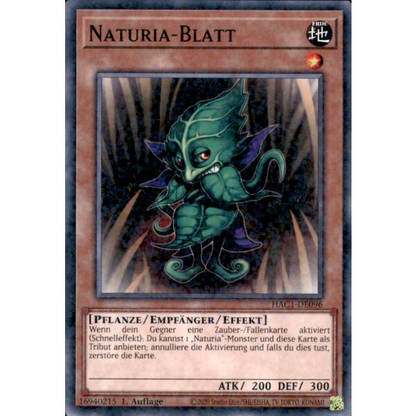 HAC1-DE096 - Naturia-Blatt - Duel Terminal Common