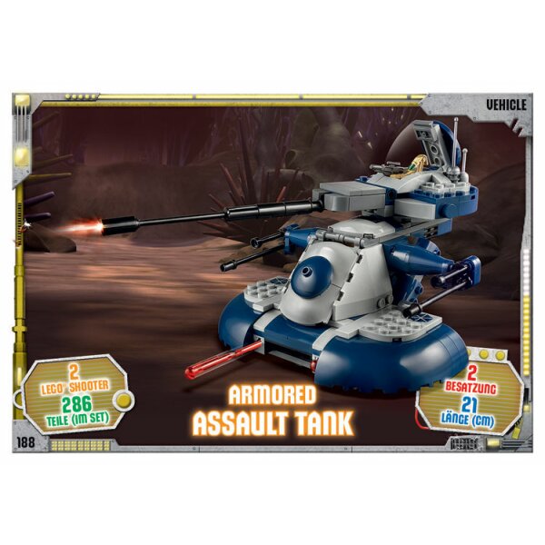 188 - Armored Assault Tank - Fahrzeug Karte - Serie 3