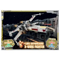 196 - Luke Skywalkers X-wing fighter - Fahrzeug Karte -...