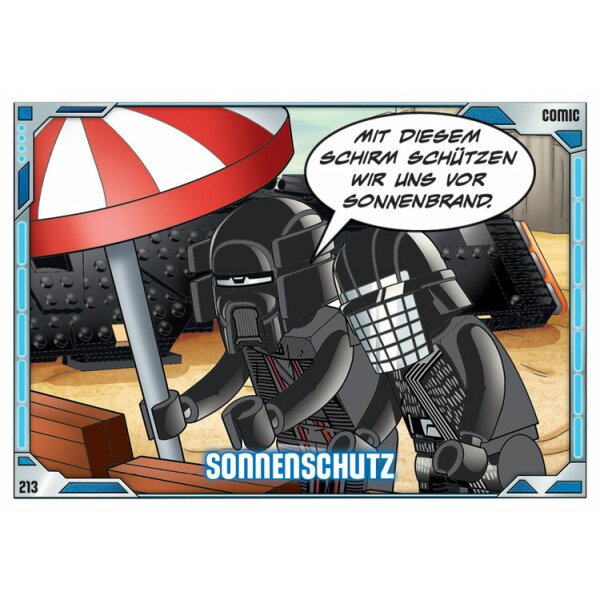 213 - Sonnenschutz - Comic Karte - Serie 3