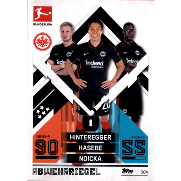 504 - Hinteregger/Hasebe/Ndicka - Abwehrriegel - 2021/2022