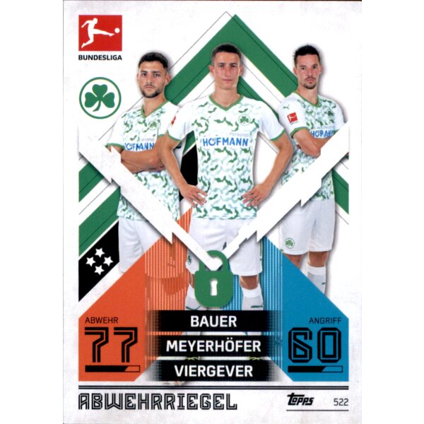 522 - Bauer/Meyerhöfer/Viergever - Abwehrriegel - 2021/2022