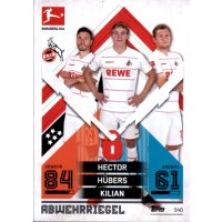 540 - Hector/Hübers/Kilian - Abwehrriegel - 2021/2022