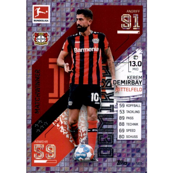 561 - Kerem Demirbay - Matchwinner - 2021/2022