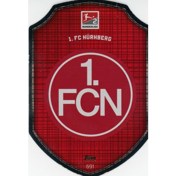 691 - 1. FC Nürnberg - Clubkarte - 2021/2022