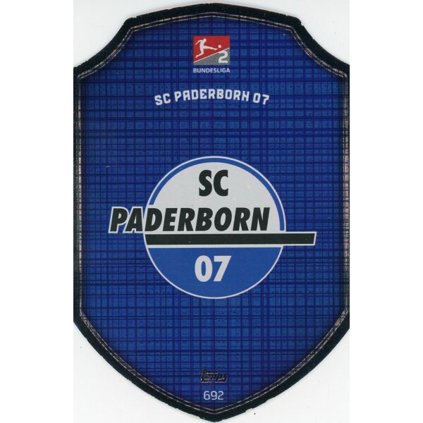 692 - SC Paderborn 07 - Clubkarte - 2021/2022