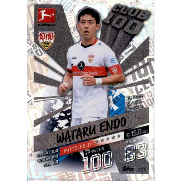 705 - Wataru Endo - Club 100 - 2021/2022