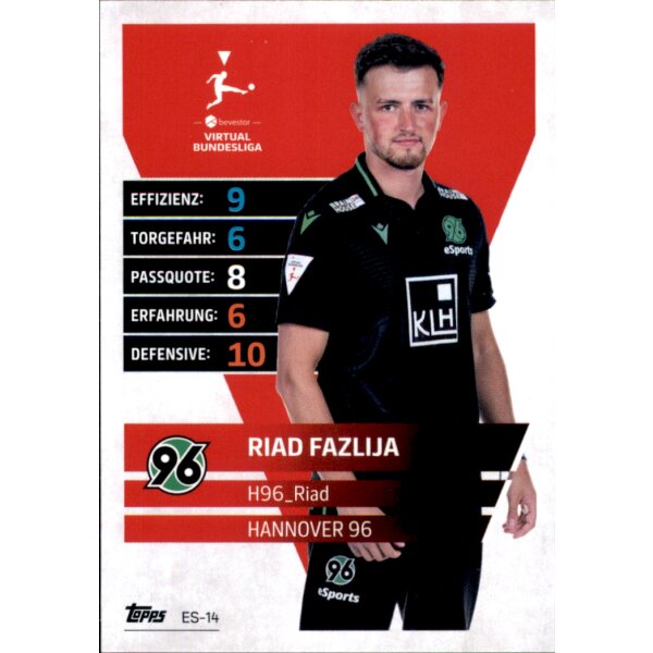 ES14 - Riad Fazlija – H96_Riad - E-Sports - 2021/2022