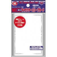 KMC Small Sleeves - Character Guard Clear with Florals 60...