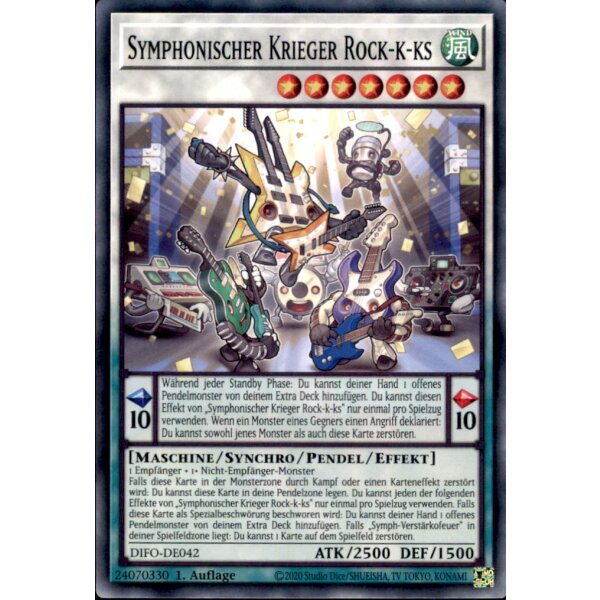 DIFO-DE042 - Symphonischer Krieger Rock-K-Ks - 1. Auflage