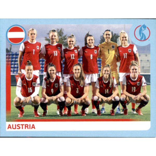 Frauen EM 2022 Sticker 16 - Austria - Team