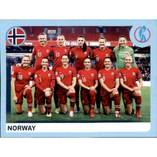 Frauen EM 2022 Sticker 17 - Norway - Team